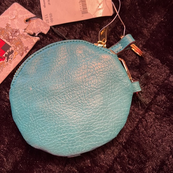 Turquoise flower change purse nwt - Picture 2 of 6